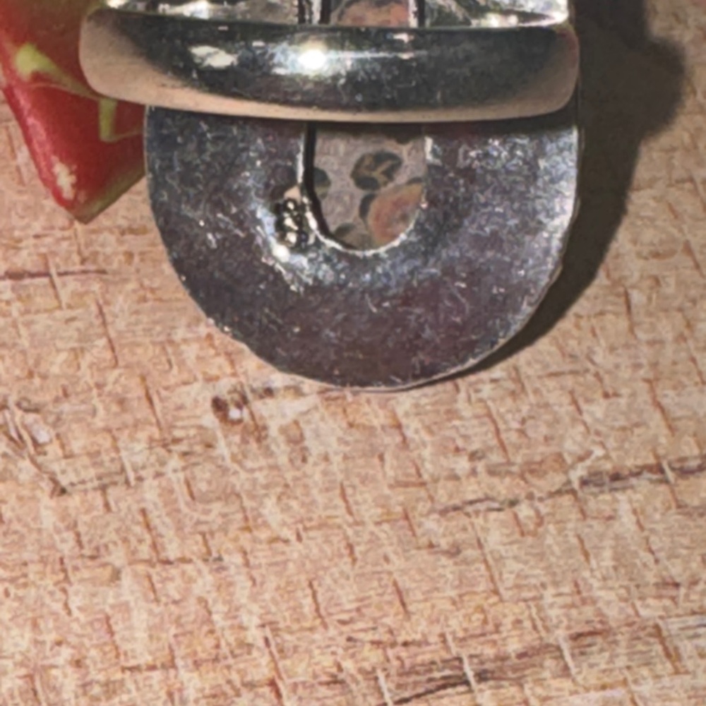 Silver Crazy Lace Agate Ring - image 7